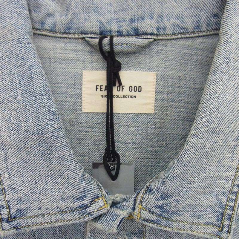 フィアオブゴッド 6S19-6018 6th Sixth Collection Denim Trucker Jacket シックスコレクション デニムトラッカージャケット 買取実績 画像