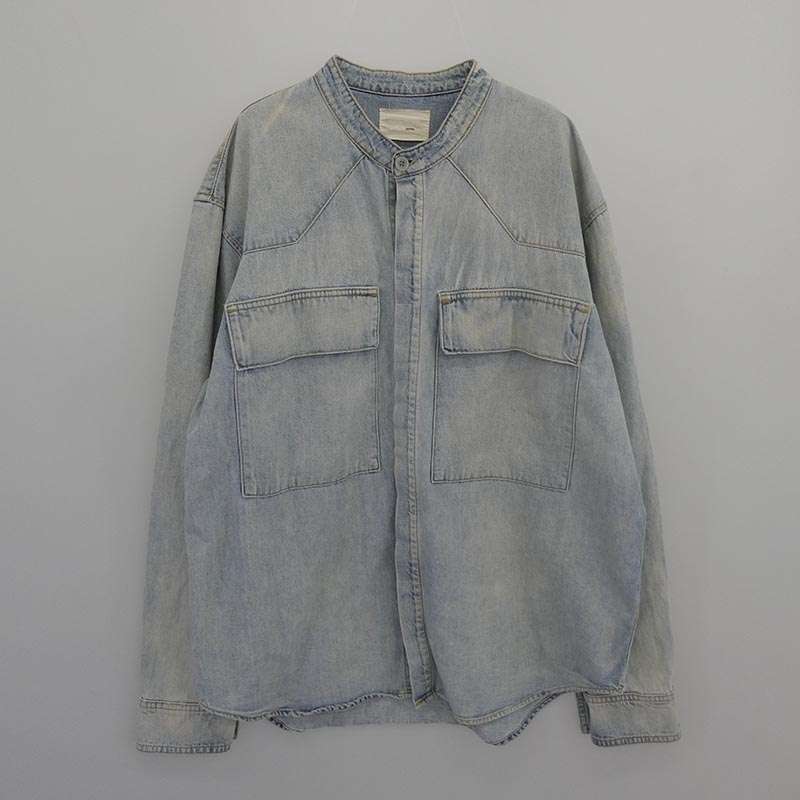 フィアオブゴッド 6th Sixth Collection ノーカラー デニムシャツ 買取実績 画像
