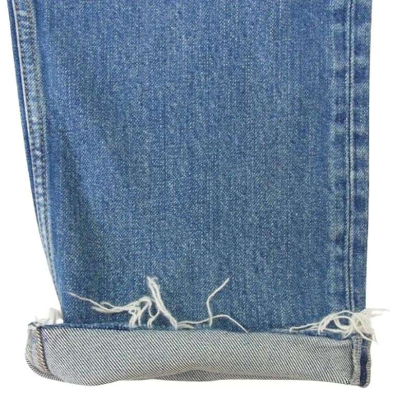 フィアオブゴッド フロントロゴパッチ カットオフ ダメージ テーパード デニム パンツ 買取実績 画像