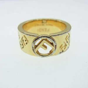 フェンディ FENDI IS FENDI FFロゴ リング ゴールド系 買取実績