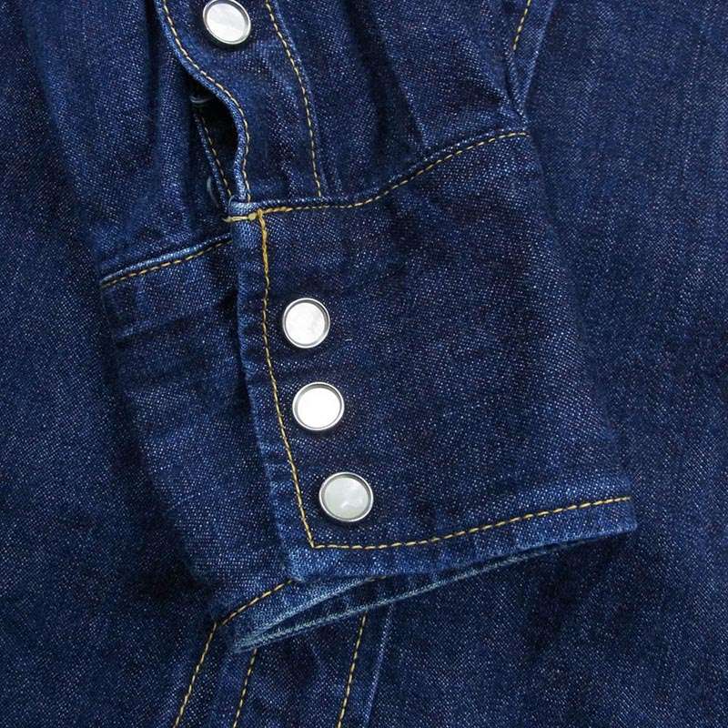 フラットヘッド 7001 DENIM WESTERN SHIRT デニム ウエスタン 長袖シャツ 買取実績 画像