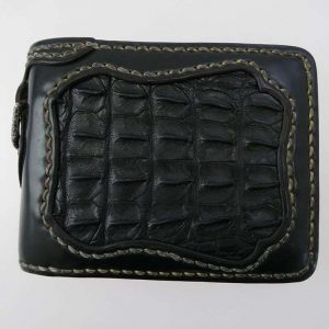 フラットヘッド クロコダイル × コードバン ショート ウォレット 二つ折り 財布 買取実績