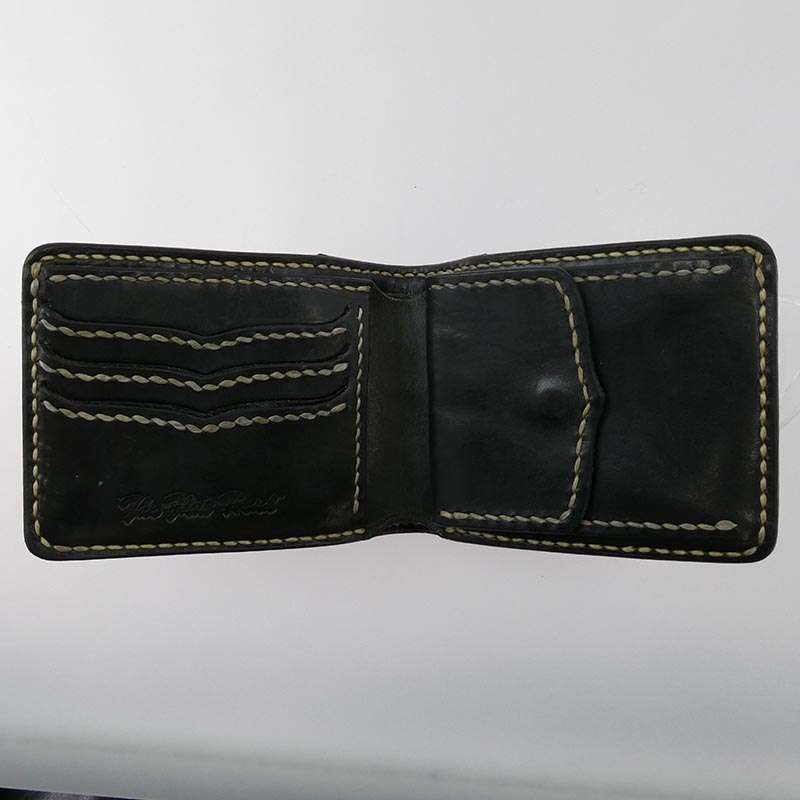 フラットヘッド クロコダイル × コードバン ショート ウォレット 二つ折り 財布 買取実績 画像