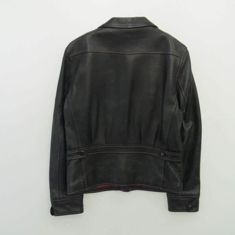 フラットヘッド ディアスキン ジップアップ シングル ライダース ジャケット 買取実績 画像