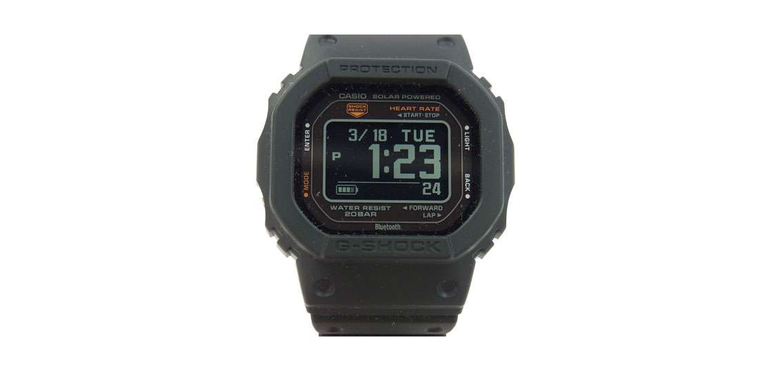 カシオ Gショック DW-H5600-1JR G-SQUAD 5600 SERIES Gスクワッド ソーラー デジタル 腕時計 買取実績