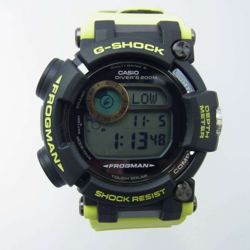 Gショック 海上保安制度創設70周年 GWF-D1000JCG-9JR FROGMAN フロッグマン ソーラー デジタル 腕時計 買取実績 画像