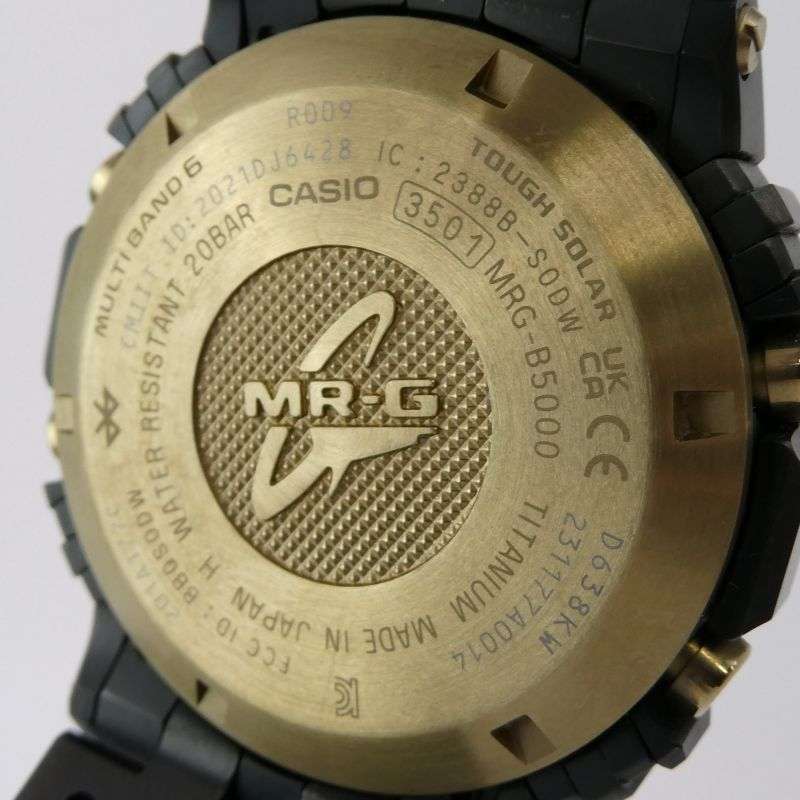 Gショック カシオ MRG-B5000B-1JR MRG-B5000 ソーラー 電波 チタン デジタル ウオッチ 腕時計 買取実績 画像