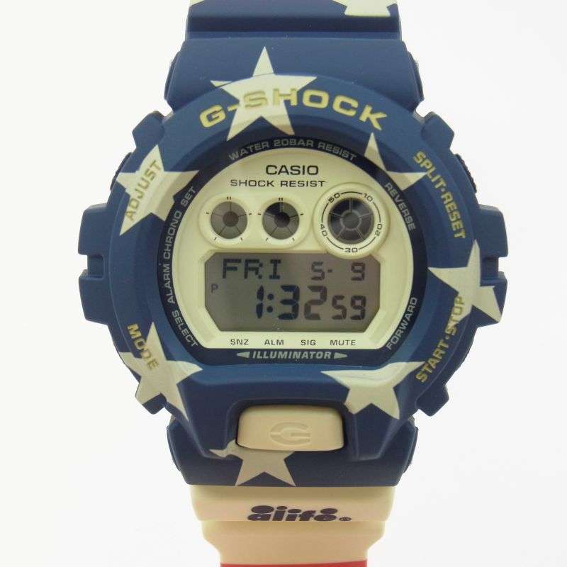 Gショック GD-X6900AL-2JR CASIO カシオ Pattern Series ALIFE エーライフ コラボ タイアップモデル 星条旗 腕時計 買取実績 画像