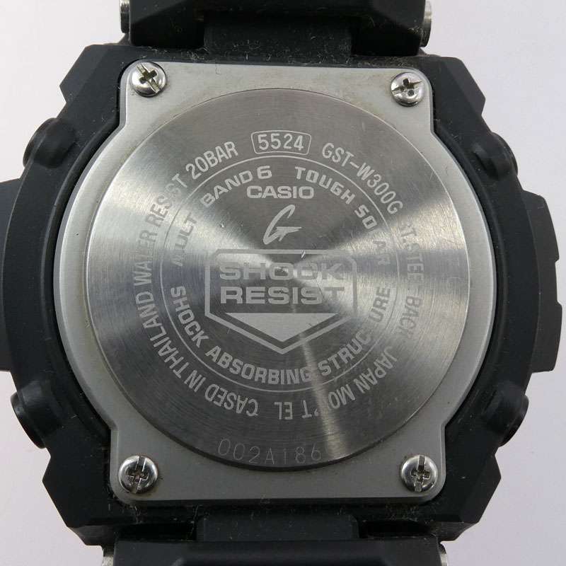 Gショック GST-W300G-1A1JF G-STEEL Mid Size Series ミドルサイズ ソーラー アナデジ 腕時計 買取実績 画像