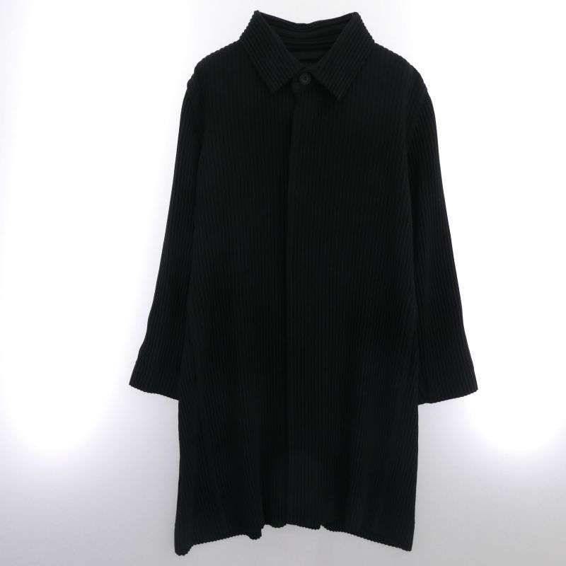オム プリッセ イッセイミヤケ 17AW プリーツ ロング コート 買取実績 画像