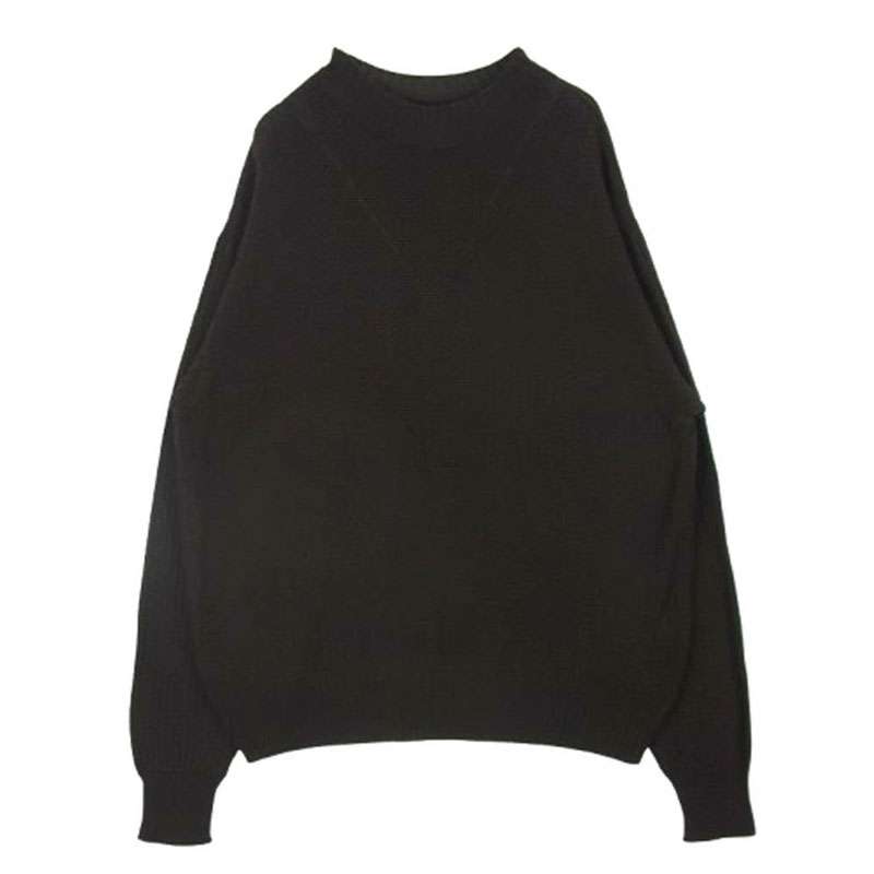 オム プリッセ イッセイミヤケ 24SS HP41KN330 COMMON KNIT リリヤン編み コットン モックネック 長袖 ニット 買取実績 画像