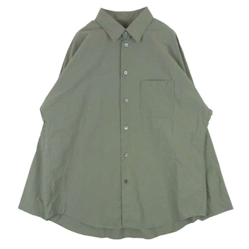 オム プリッセ イッセイミヤケ 25SS HP51FJ317 STREAMLINE SHIRT ストリームライン レギュラーカラー 長袖 シャツ 買取実績 画像
