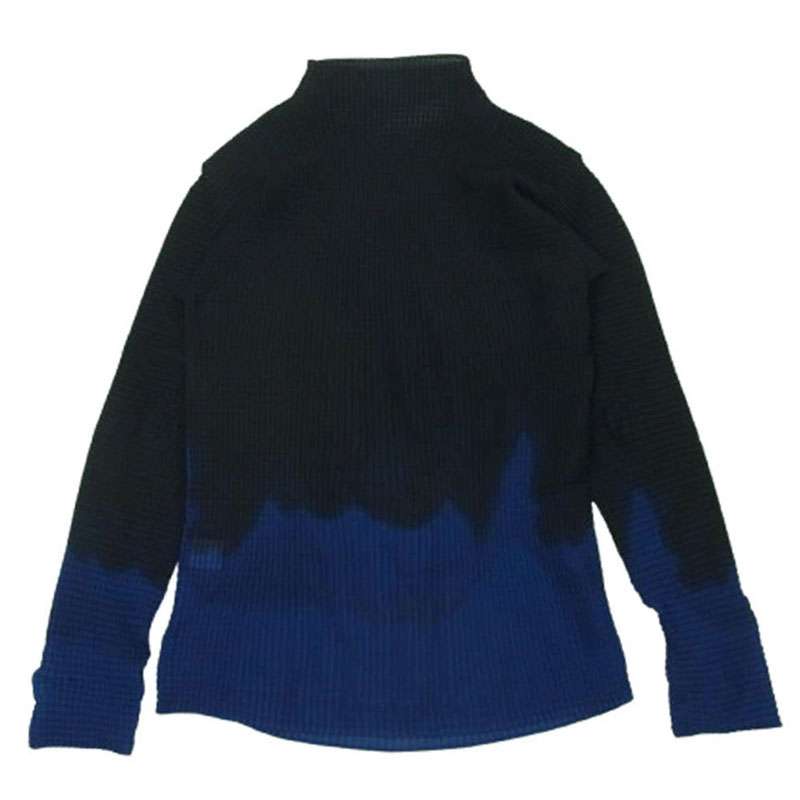 イッセイミヤケ 24AW IM24FJ539 WHITE LABEL ホワイトレーベル ボトルネック グラデーション ボックス プリーツ 長袖 Tシャツ カットソー 買取実績 画像