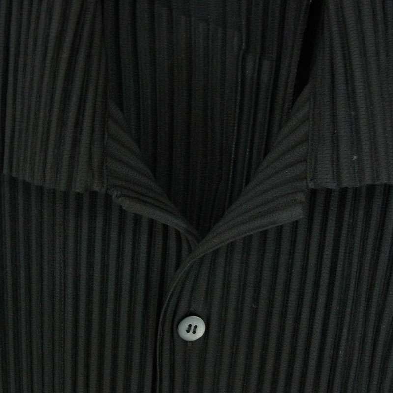 イッセイミヤケ 24SS HP43JJ102 MONTHLY COLOR オムプリッセ オープンカラー プリーツ 半袖 シャツ 買取実績 画像