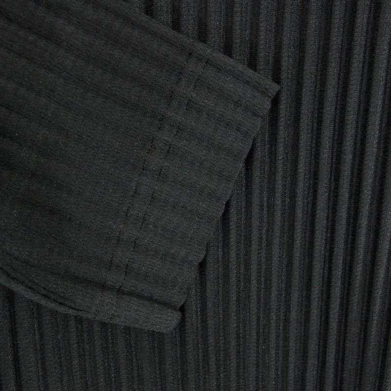 イッセイミヤケ HP33JM107 MONTHLY COLOR オムプリッセ オープンカラー プリーツ 長袖 プルオーバーシャツ 買取実績 画像