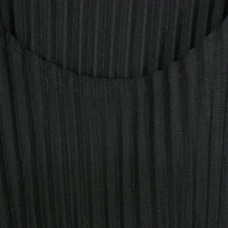 イッセイミヤケ HP41JK118 MONTHLY COLOR オムプリッセ オープンカラー プリーツ 七分袖 カットソー Tシャツ 買取実績 画像