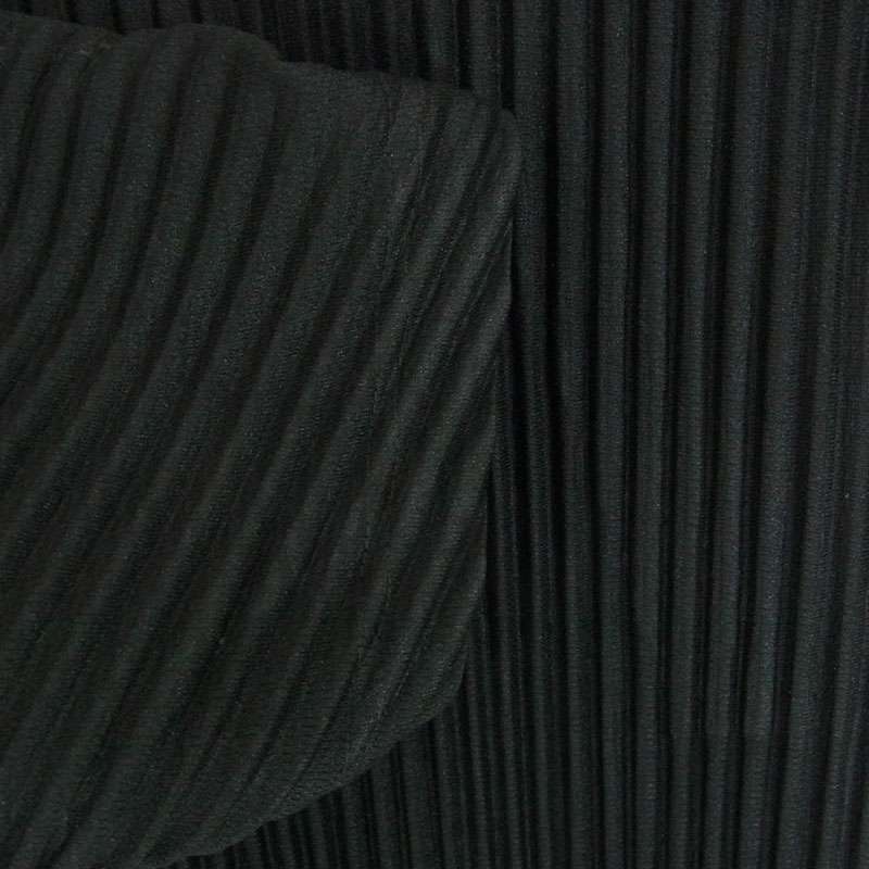 イッセイミヤケ HP41JK118 MONTHLY COLOR オムプリッセ オープンカラー プリーツ 七分袖 カットソー Tシャツ 買取実績 画像