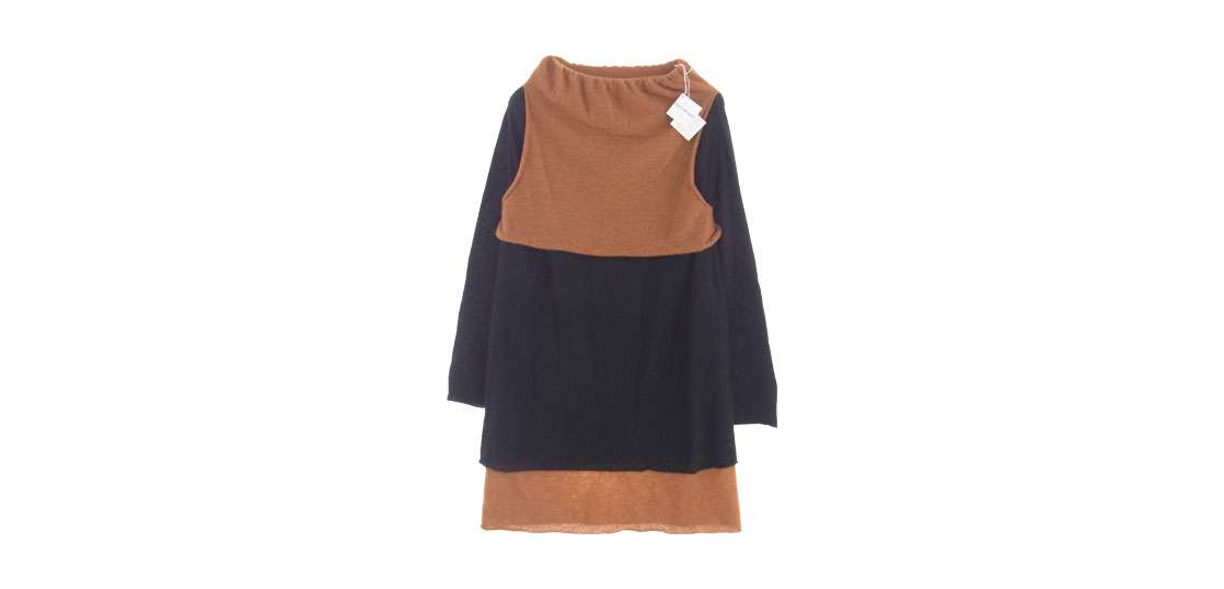 イッセイミヤケ IM43KG268 INTERPLAY バイカラー ニット ワンピース スカート 買取実績