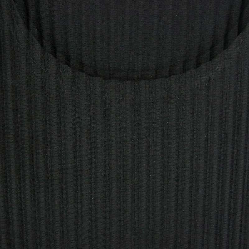 イッセイミヤケ MONTHLY COLOR オムプリッセ オープンカラー プリーツ 五分袖 カットソー Tシャツ 買取実績 画像