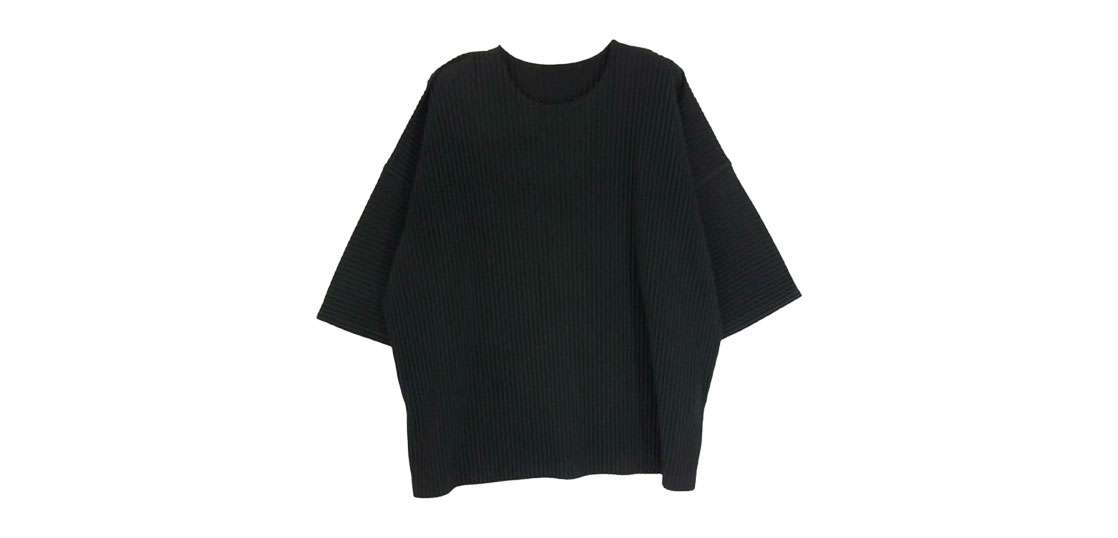 イッセイミヤケ MONTHLY COLOR オムプリッセ オープンカラー プリーツ 五分袖 カットソー Tシャツ 買取実績