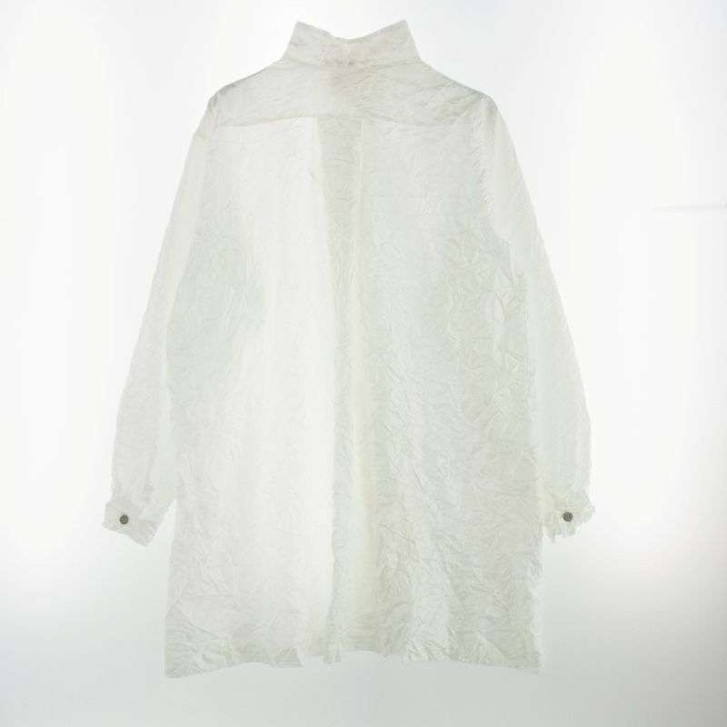 イッセイミヤケ プリーツ シワ スタンドカラー 長袖 シャツ 買取実績 画像