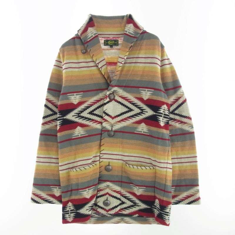 ジェラード CB03804 JACQUARD KNIT Cherokee Knit ジャガード チェロキー ニット カーディガン 買取実績 画像