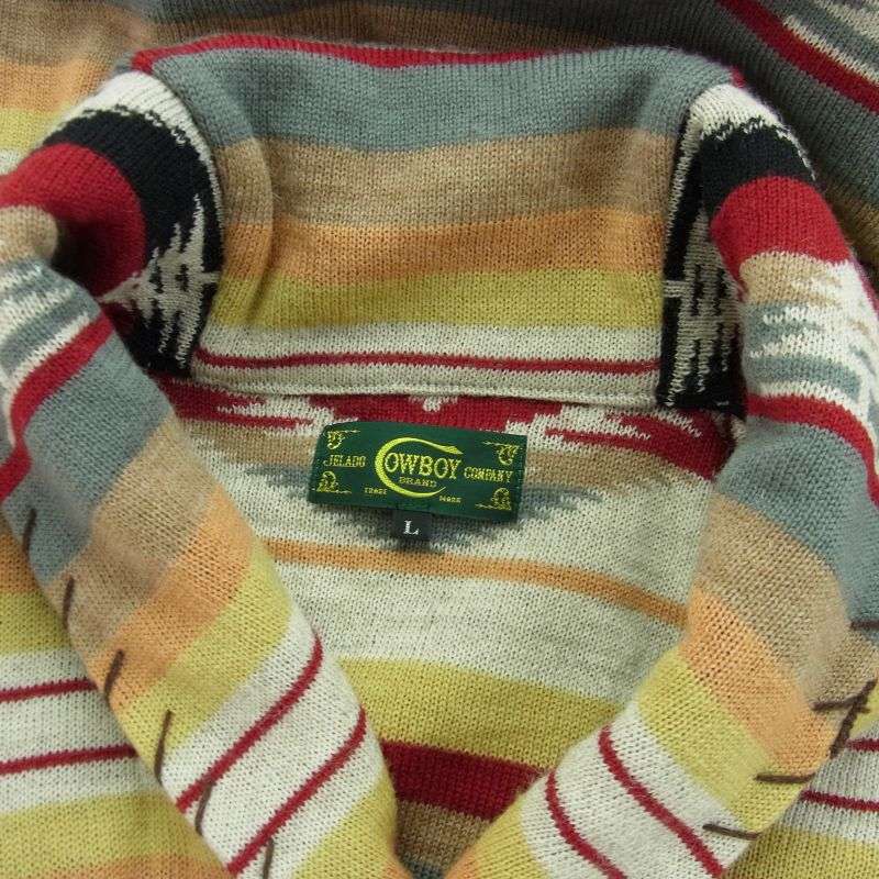 ジェラード CB03804 JACQUARD KNIT Cherokee Knit ジャガード チェロキー ニット カーディガン 買取実績 画像