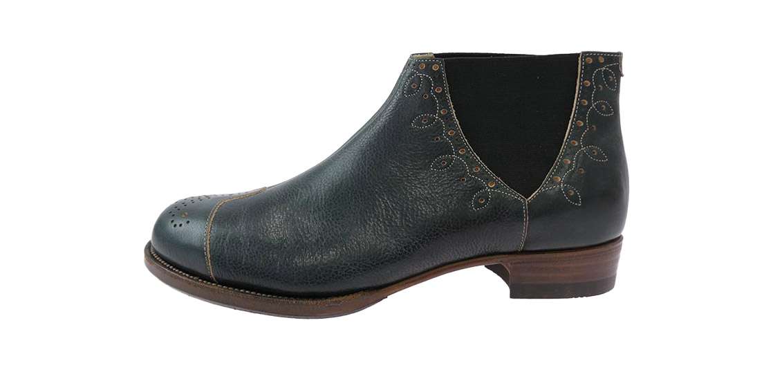 ジェラード The 2 Monkeys elastos エラストス サイドゴア センターシーム ブーツ Victorian Blue 買取実績