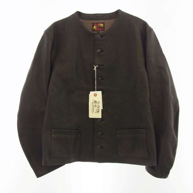 ジェラード TM03430 the 2 monkeys ザ トゥーモンキーズ Round neck Leather Waistcoat ラウンドネック レザー 買取実績 画像