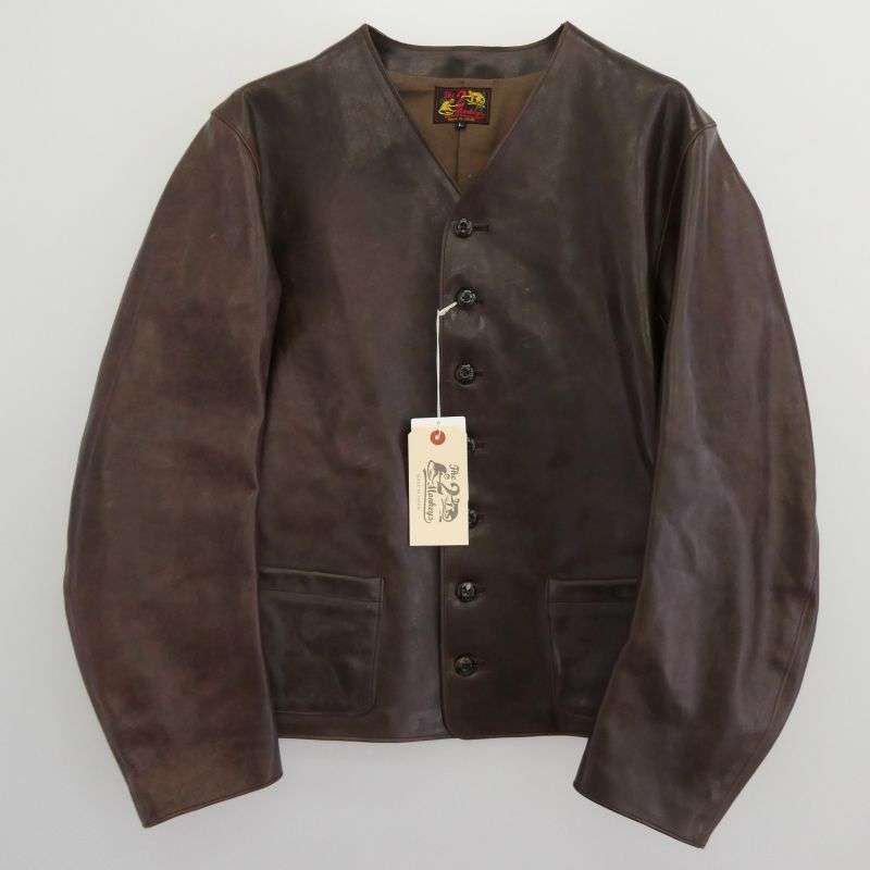 ジェラード TM83434 The 2 Monkeys Leather Waistcoat ホースハイド レザー ウェストコート ジャケット 買取実績 画像
