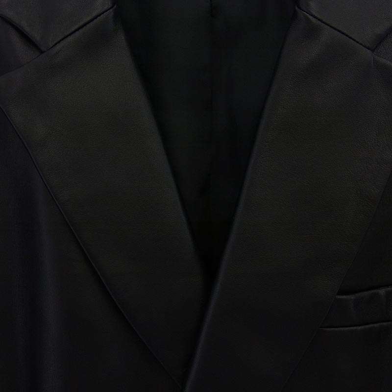 ジルサンダー 651546 ML567401 イタリア製 ダブルブレスト オールレザー テーラードジャケット 買取実績 画像