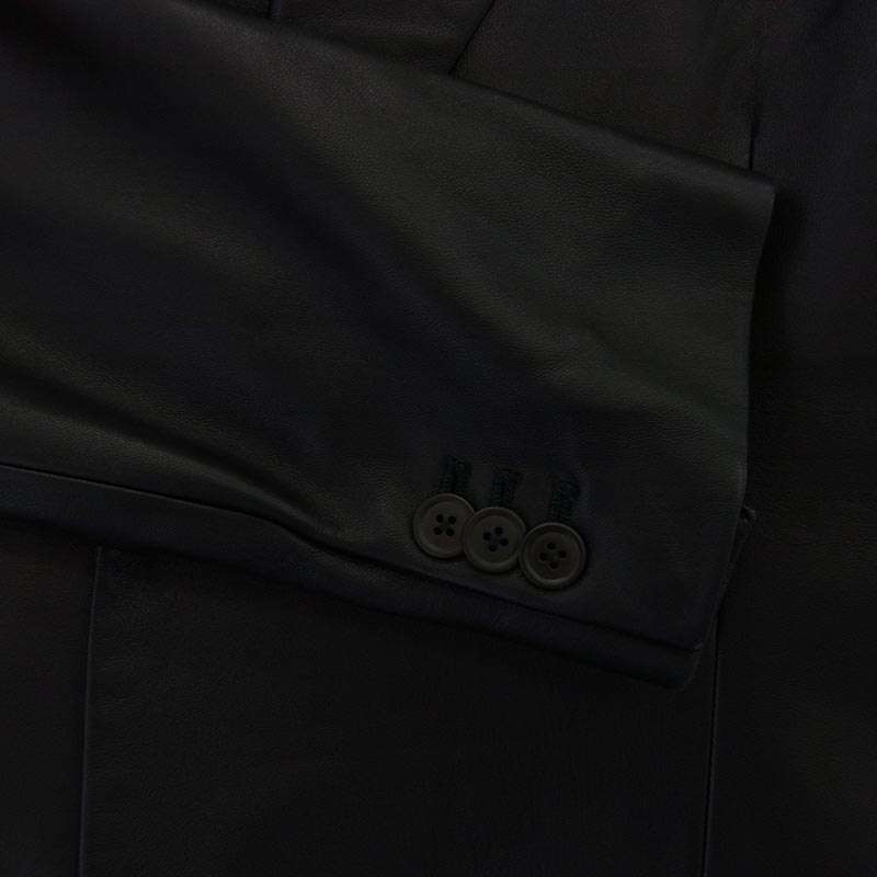 ジルサンダー 651546 ML567401 イタリア製 ダブルブレスト オールレザー テーラードジャケット 買取実績 画像