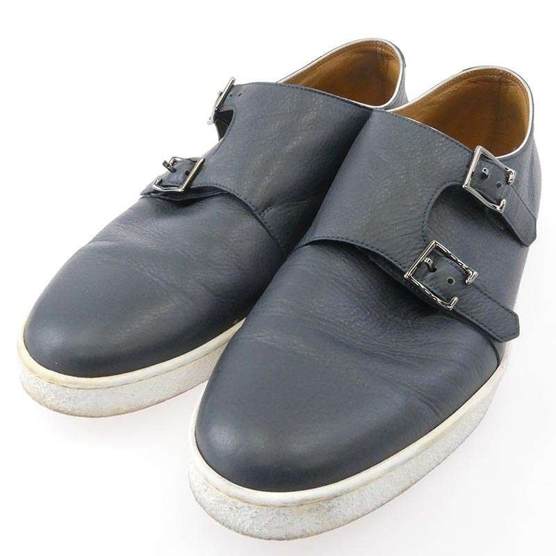 ジョンロブ HOLME ホルム ダブルモンクストラップ レザー スニーカー 買取実績 画像