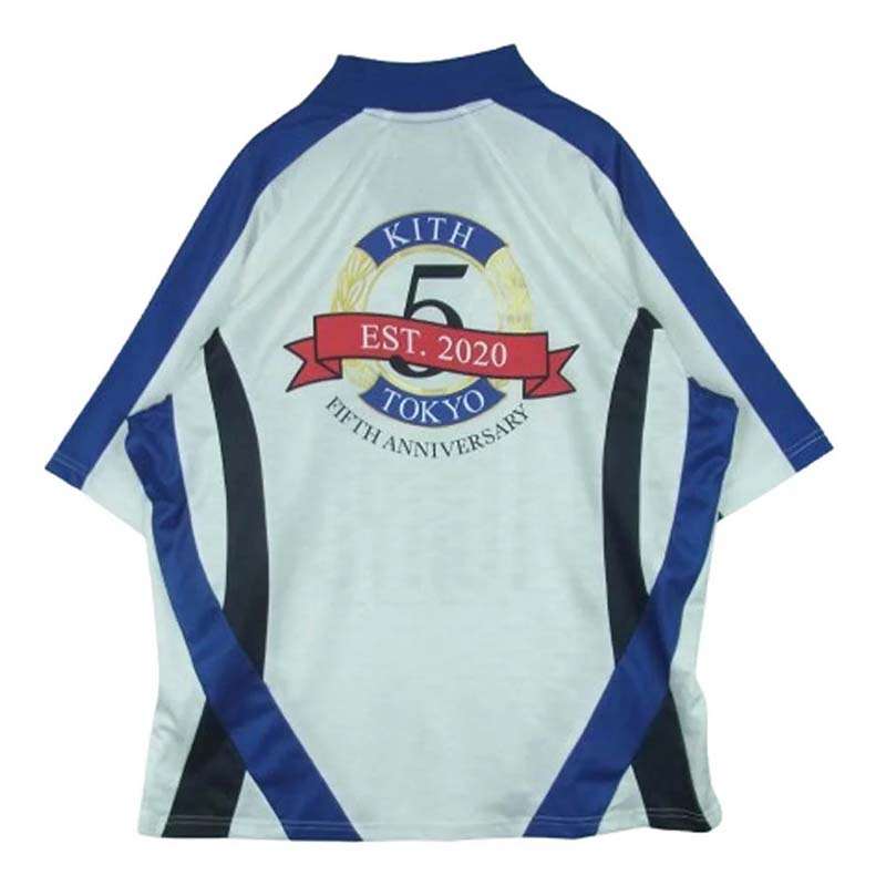 KITH キス Kith Tokyo 5 Year Anniversary Jason II Soccer Top 5周年 ホワイト系 ブルー系 買取実績 画像