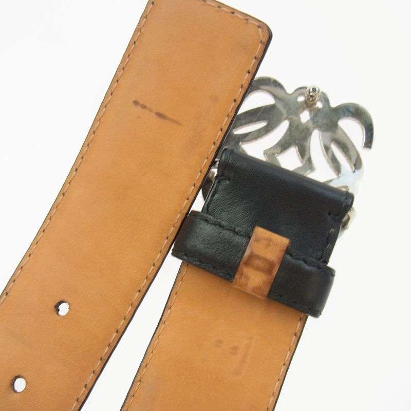 ロエベ 200607 アナグラム ロゴ レザー ベルト 買取実績 画像