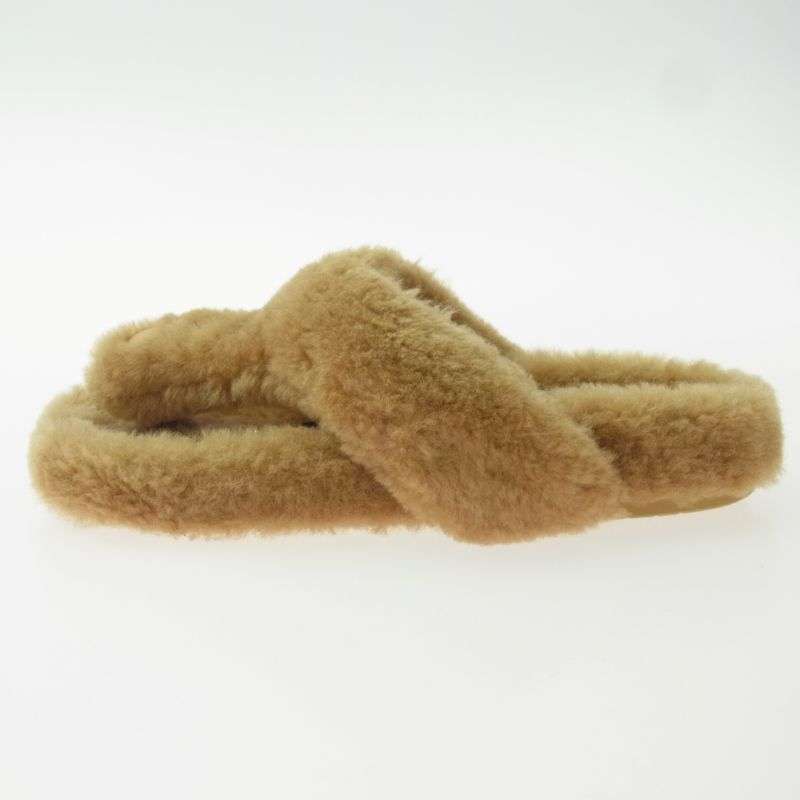 ロエベ 23AW Shearling ease toe sandal ムートン スライド サンダル 買取実績 画像