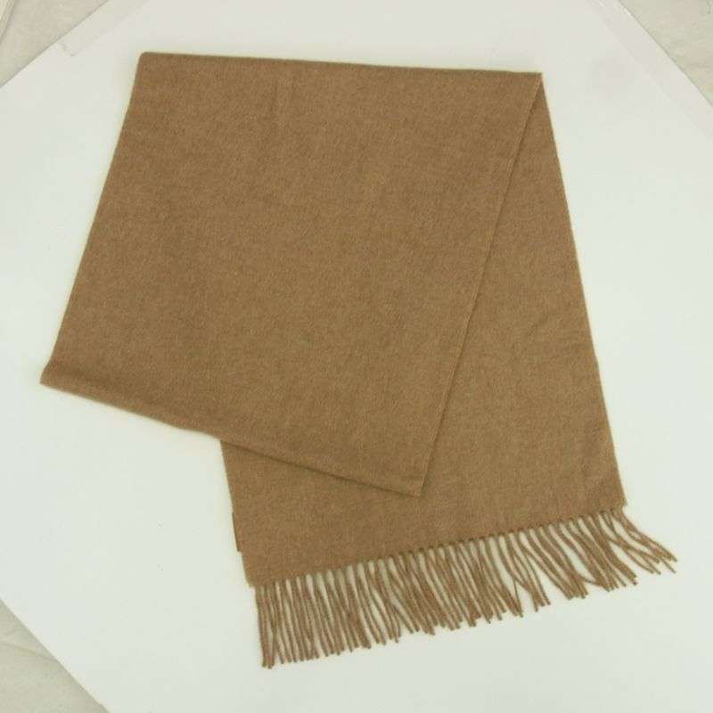 ロエベ F811257X68 CASHMERE MUFFLER ロゴレザー カシミヤ フリンジ マフラー スカーフ 買取実績 画像