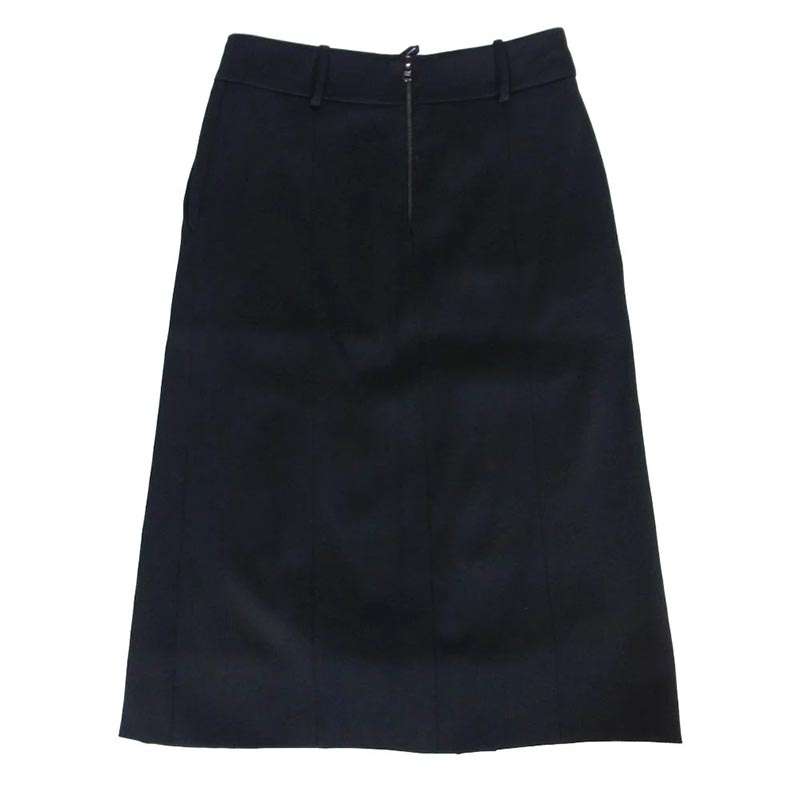ロエベ ウール ボタン スリット バックジップ スカート 買取実績 画像