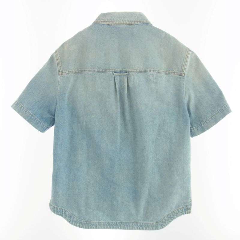 ルイヴィトン 21SS RM212Q EU6 HLS50W DNA DENIM SS SHIRT デニム ショート スリーブシャツ 半袖 デニムシャツ ジャケット 買取実績 画像