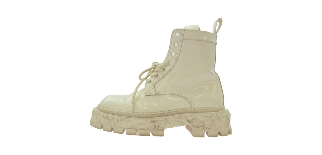 ルイヴィトン 22AW D1 262 LV バロックライン モノグラムフラワー エナメル レースアップ レザーブーツ 買取実績