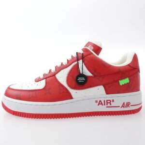 ルイヴィトン 22SS フェイクバスターズ鑑定済み Air Force 1 Low by Virgil Abloh White & Comet Red ヴァージルアブロー スニーカー 買取実績