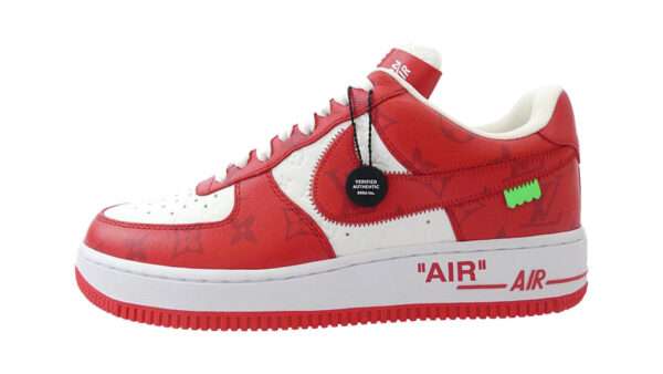 ルイヴィトン 22SS フェイクバスターズ鑑定済み Air Force 1 Low by Virgil Abloh White & Comet Red ヴァージルアブロー スニーカー 買取実績