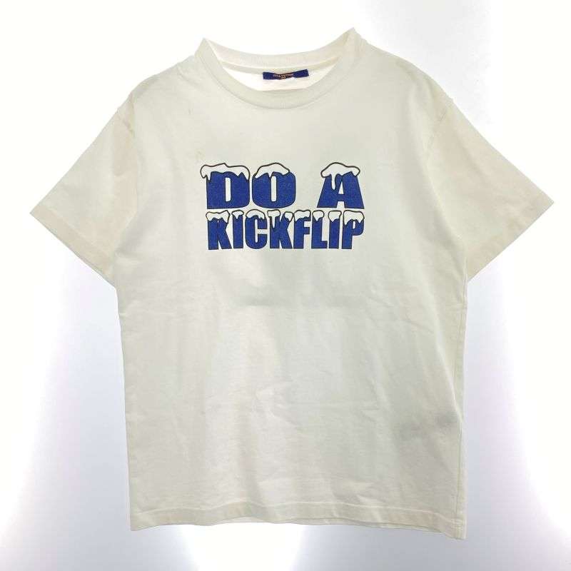 ルイヴィトン 22SS RM221 NPL HMY98W DO A KICKFLIP ロゴプリント 半袖 Tシャツ 買取実績 画像