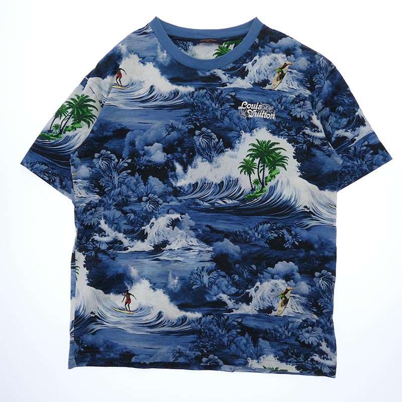 ルイヴィトン 24AW HRY20W ロゴ刺繍 総柄 半袖 Tシャツ カットソー 買取実績