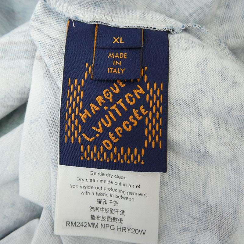 ルイヴィトン 24AW HRY20W ロゴ刺繍 総柄 半袖 Tシャツ カットソー 買取実績 画像