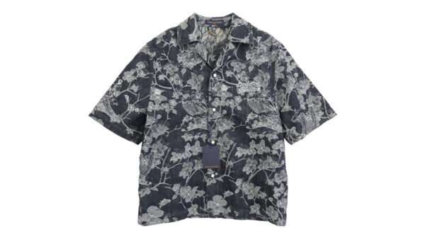 ルイヴィトン 24AW RM242MM LJG HRS25W ロゴ刺繍 フラワー総柄 ジャガード デニム 半袖 シャツ 買取実績