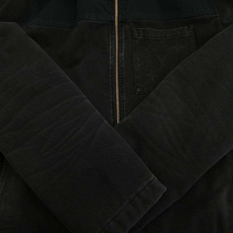 ルイヴィトン 24SS HQA05W ファー フーデッド 中綿 ジップアップ モノグラムポケット ジャケット ブルゾン 買取実績 画像