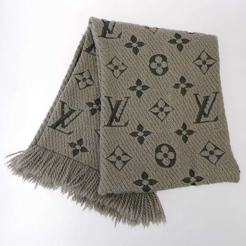 ルイヴィトン 413287 エシャルプ ロゴマニア シルク混 マフラー 買取実績 画像