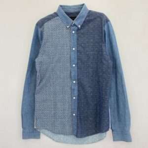 ルイヴィトン 総柄 モノグラム パッチワーク ボタンダウン デニム 長袖 シャツ 買取実績