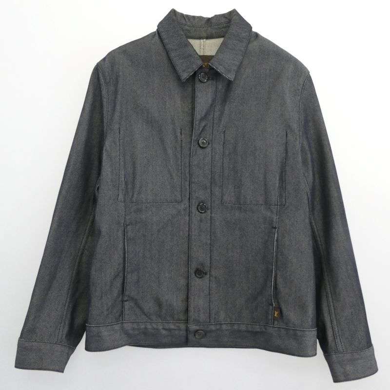 ルイヴィトン バックロゴプリント ウールコットン デニム ジャケット 買取実績 画像